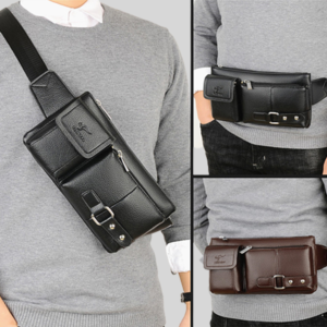 leather chest bag | Fortempire | leather chest for men | Chest Bag